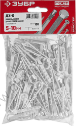 ЗУБР ДХ-К 5-10 мм, дюбель-хомут для круглого кабеля, нейлон, 100 шт (30911-10)