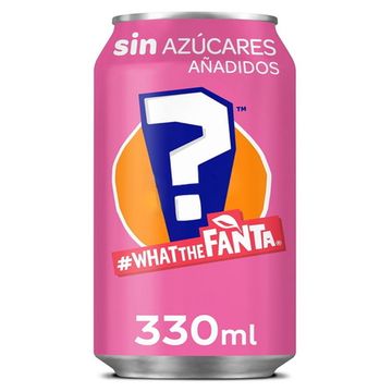 Газированный напиток Fanta WTF с секретным вкусом - красная (без сахара), 330 мл