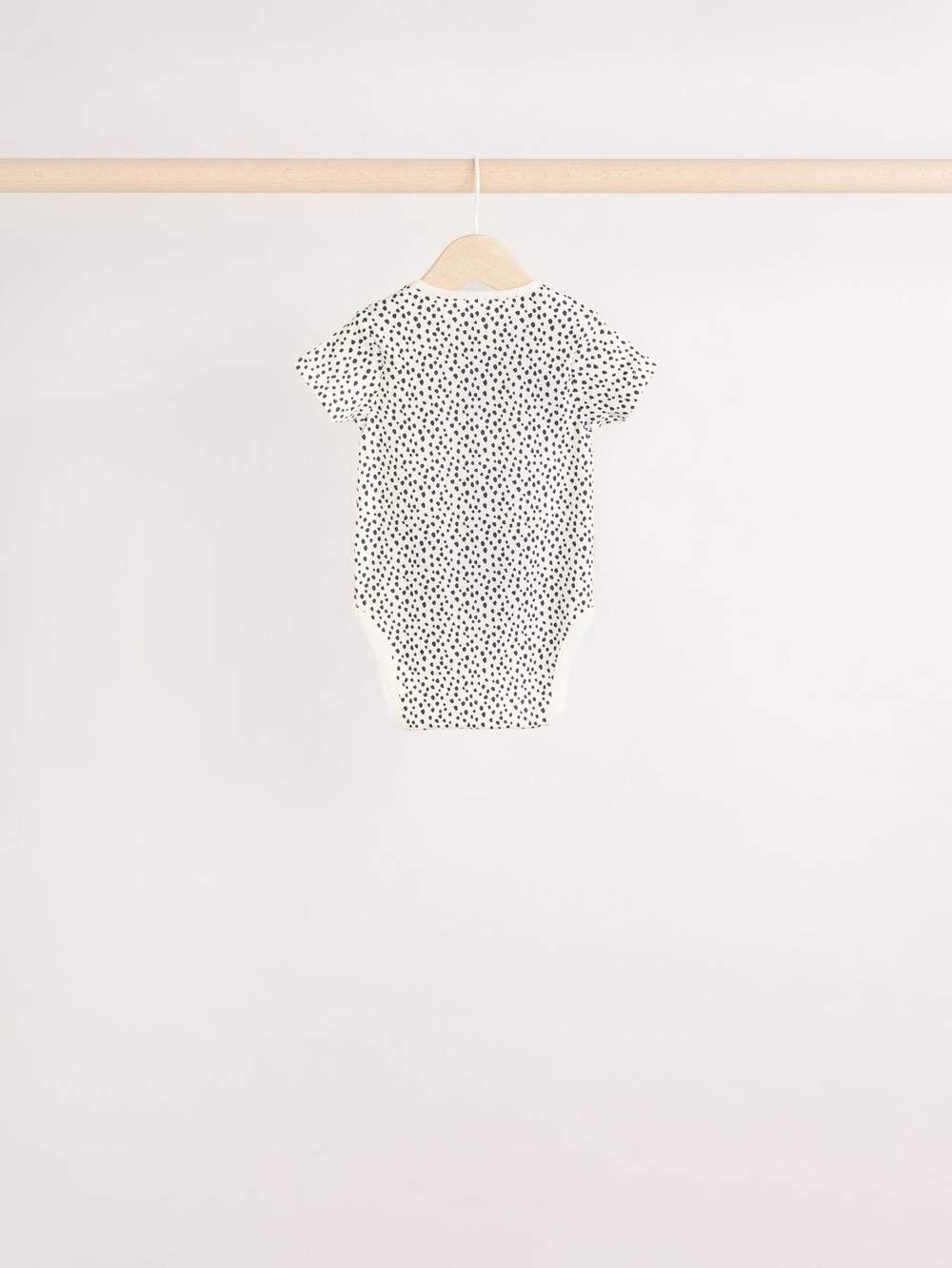 Боди с коротким рукавом для малышей Next E57-523, 5 шт., Молочный, Серый, Мятный