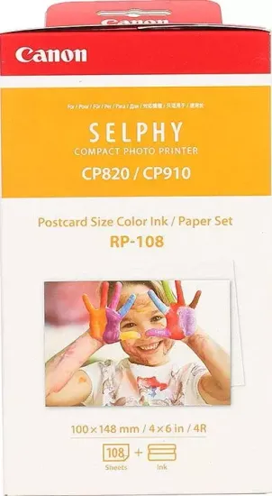 Набор RP-108 для сублимационного фотопринтера Canon Selphy