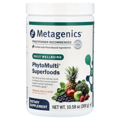 Metagenics, PhytoMulti® Superfoods, тропические фрукты, 300 г (10,58 унции)