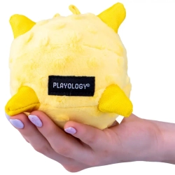 Playology puppy sensory ball сенсорный плюшевый мяч для щенков с ароматом курицы, 11 см, желтый