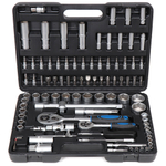 Набор слесарных инструментов Рокот, 736-120, 1/2", 1/4", сталь, кейс, 94 пр