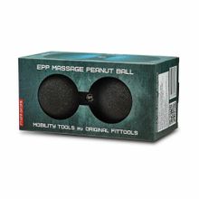 Шар массажный сдвоенный 24 х 12 см черный