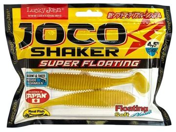 Виброхвосты съедобные LJ Pro Series JOCO SHAKER 4.5in (11,43 см), цв. F03, 3 шт.
