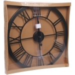Часы настенные «LOFT HOME « 50см, черный металл