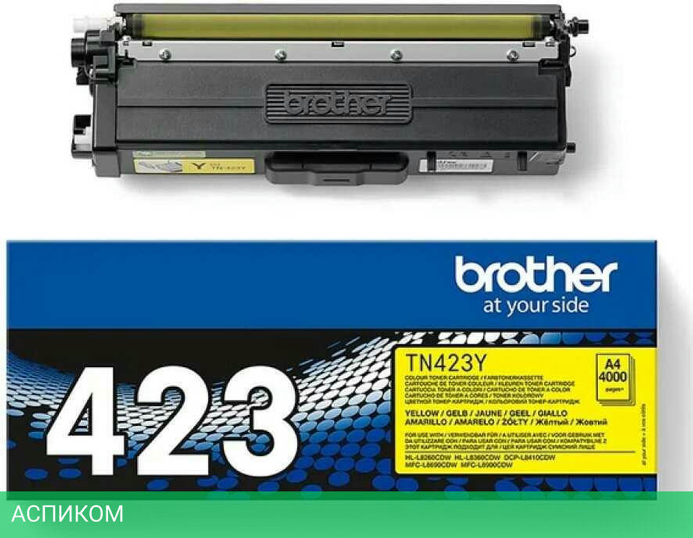 Картридж Brother TN423Y желтый
