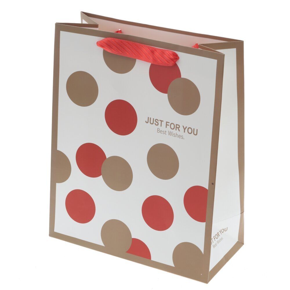 GAEM Пакет подарочный M (бумага 230г/м2, блок микс 12шт), L26 W10 H32 см, 4в.