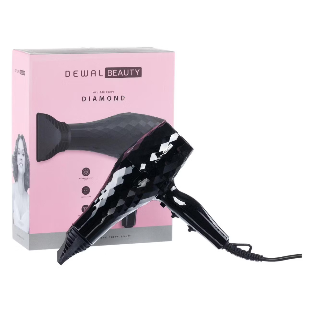 Фен Dewal Beauty Diamond HD1007 Black