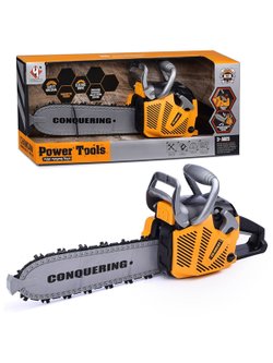 Игрушка Бензопила "Мастер деревообработки" желтая (T001)