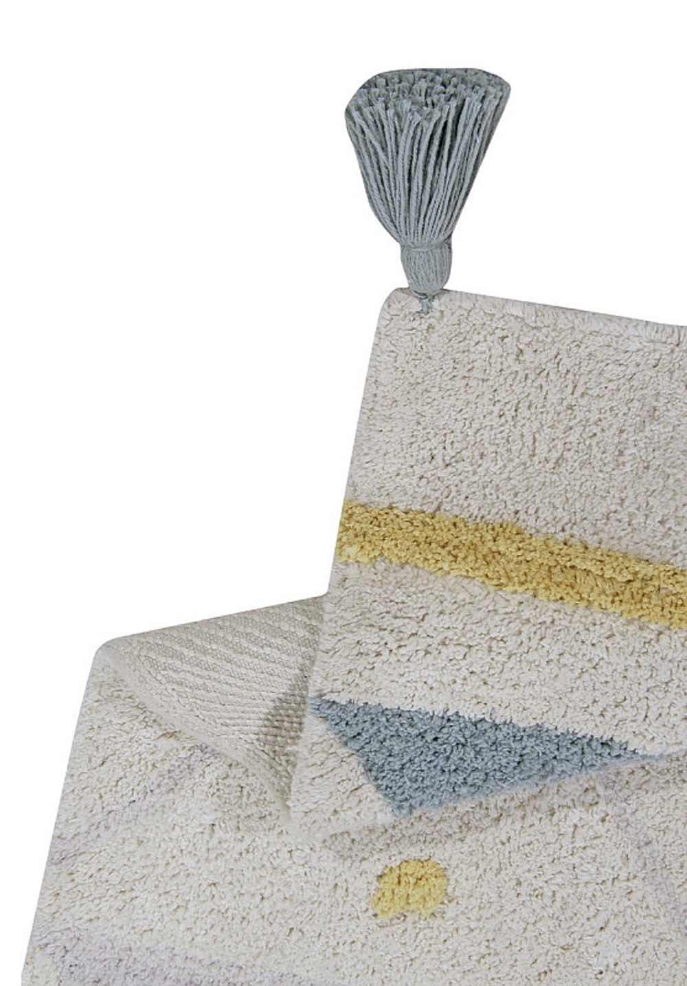 Ковер Lorena Canals Ацтекский Azteca Natural винтажный голубой 140х200 см