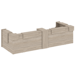 Onix Ресепшн O.R-K-37 Дуб Аттик 4714*1768*1187