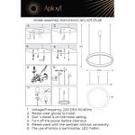 Подвесная светодиодная люстра Aployt Nisia APL.025.03.48