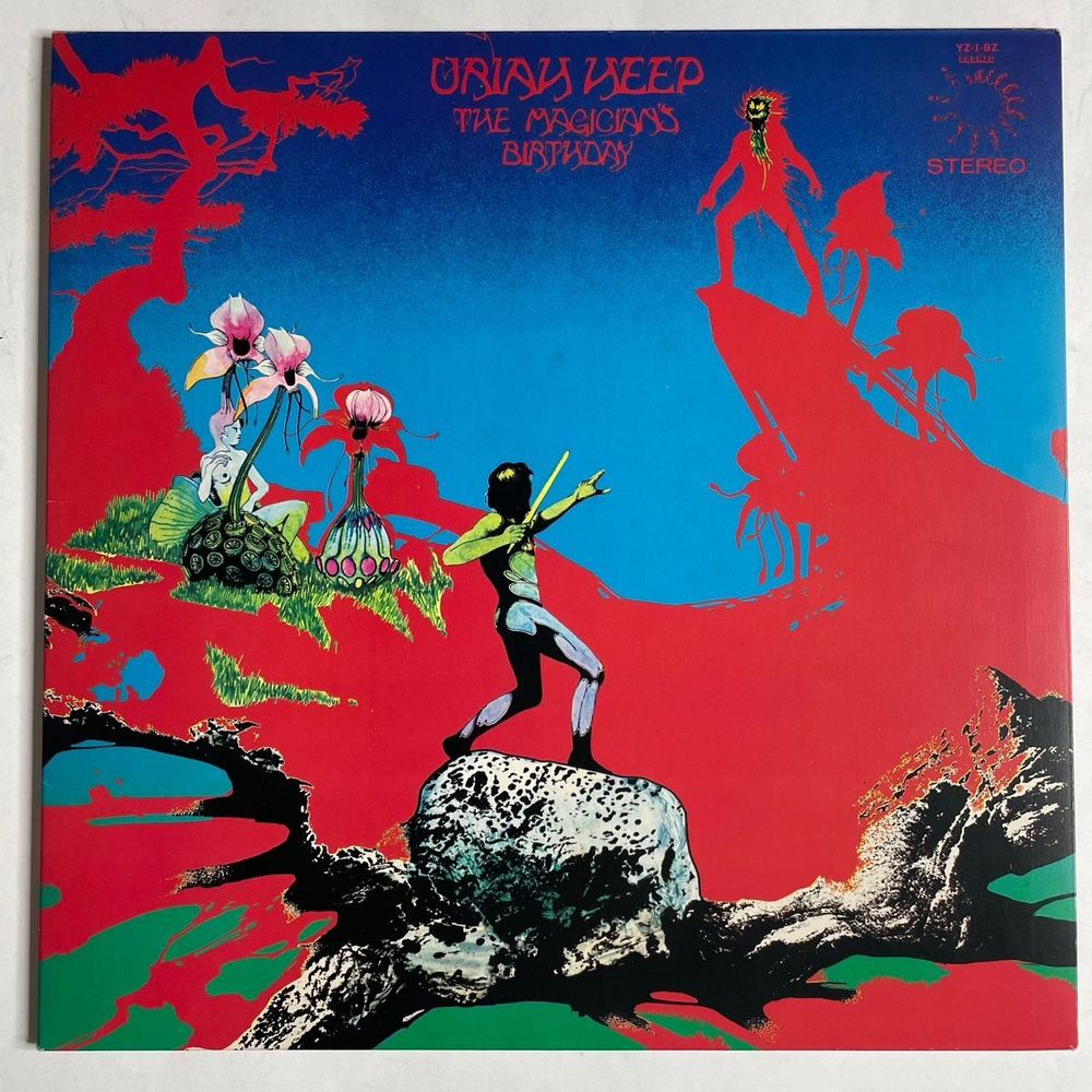Винтажная виниловая пластинка LP Uriah Heep The Magician Birthday (Japan 1972) (No Obi) Spider Woman