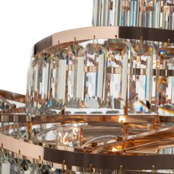 Citilux NAIAD CL315192 Люстра хрустальная подвесная Золото