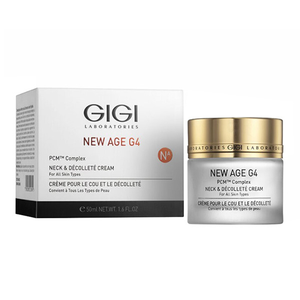 Укрепляющий крем для шеи и зоны декольте GiGi New Age G4 Neck & Decollete Cream 50мл