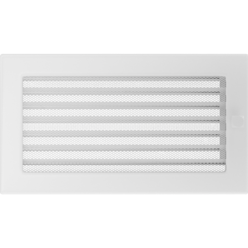 Решетка КРАТКИ (KRATKI) Белая с задвижкой (17*30) 30BX