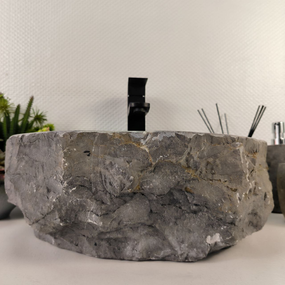 Раковина из мрамора Erozy Grey EM-65523 42*34*15 0882