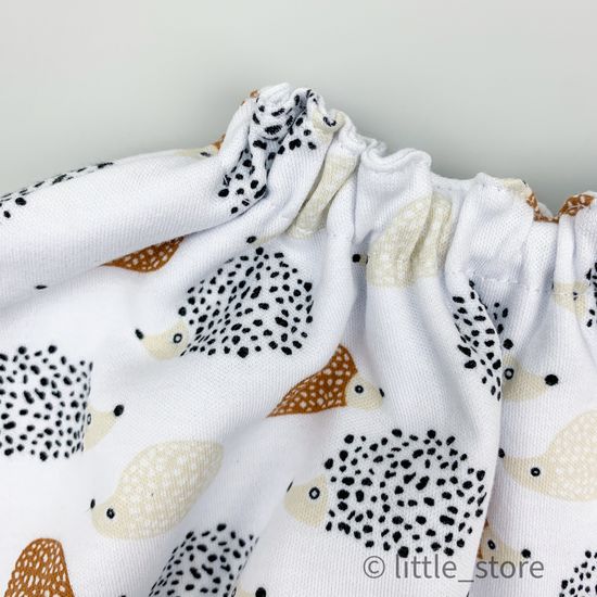 Двусторонний нагрудник Ежики