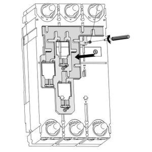 Разъем для втычного SUSOL MCCB ASSY,BASE CONNECTOR, TS400, TS630 Неподвижный блок  83261173806  Susol  TS400. TS630