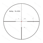 Оптический прицел Vector Optics Constantine 1-10x24 SFP, ( Сетка Fiber Center Dot / с подсветкой )