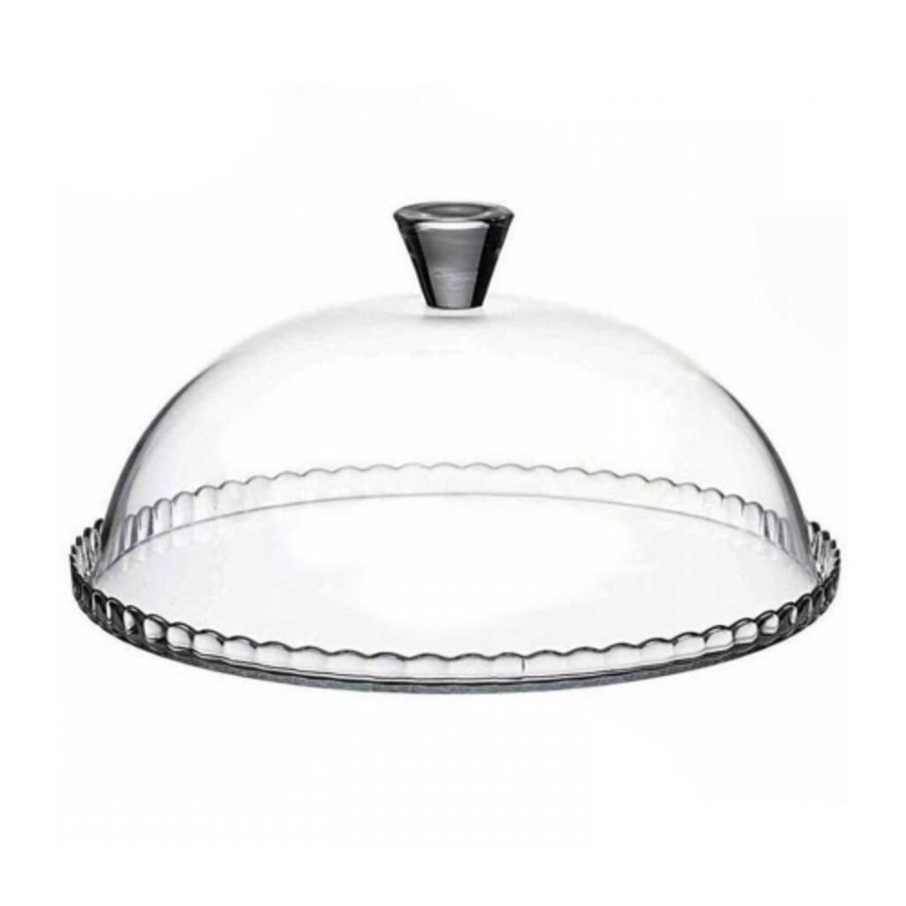 Блюдо для подачи d 32 см с крышкой h15 см стекло "Патиссэри" Pasabahce [1]