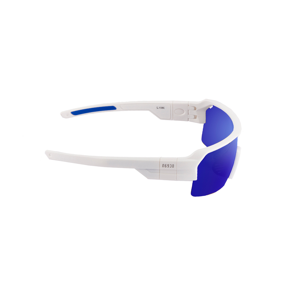 Спортивные очки с диоптриями OCEAN Race Matt White / Revo Blue Polarized lenses