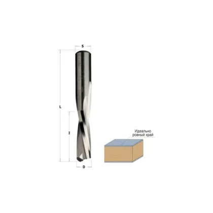 Фреза спиральная монолитная 4x15x60 Z=2 S=8 RH CMT 192.840.11
