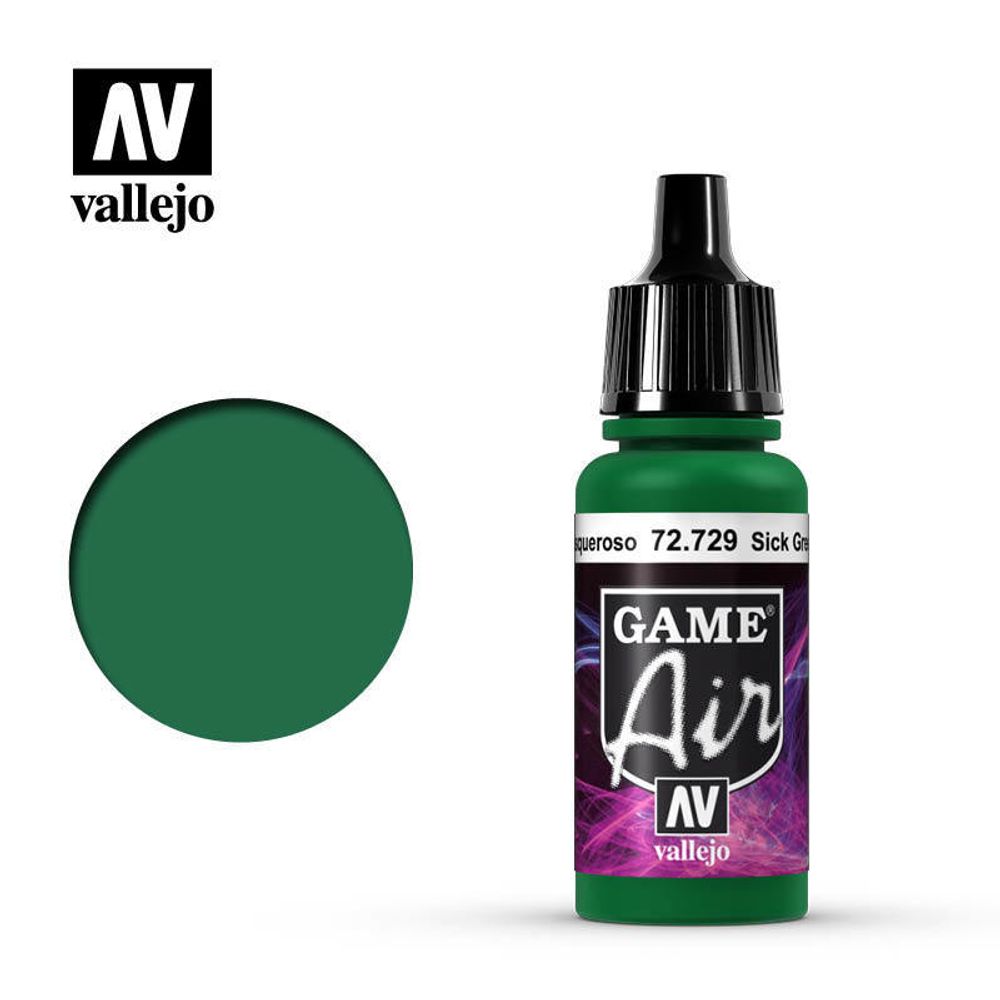 Game air 729-17ml. Sick green