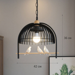 Подвесной светильник Home Light Астерия MMD-LED B013-1xE27 черный