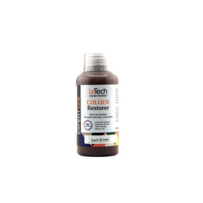 LeTech Expert Line Средство для восстановления цвета кожи (Leather Colour Restorer) Dark Brown 200мл