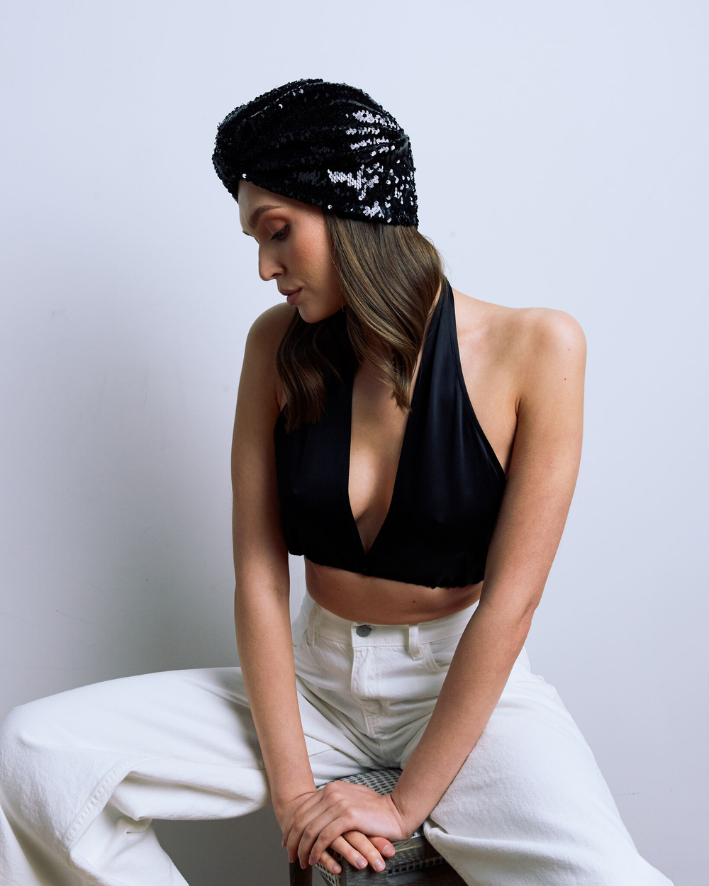 Чалма с пайетками