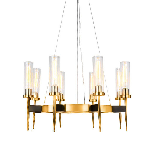 Люстра Alouette 8 brass