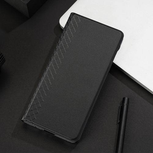 Чехол черного цвета с премиальной искусственной кожи от Dux Ducis для OPPO Find N5, серия Bril Series Case