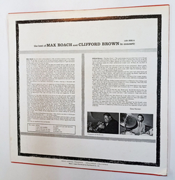 Винтажная виниловая пластинка LP The Best Of Max Roach And Clifford Brown In Concert (Japan 1976)