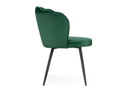 Стул на металлокаркасе Coral green / black