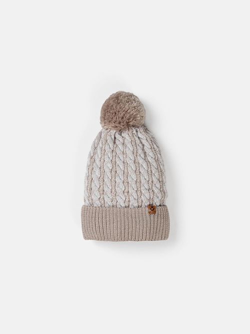 Шапка зимняя из смесовой шерсти с флисовым подкладом 