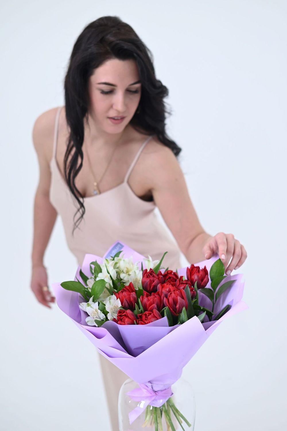 "Вдохновение сердца" – фото букета из магазина цветов FloArt, доставка по городу Южно-Сахалинску 