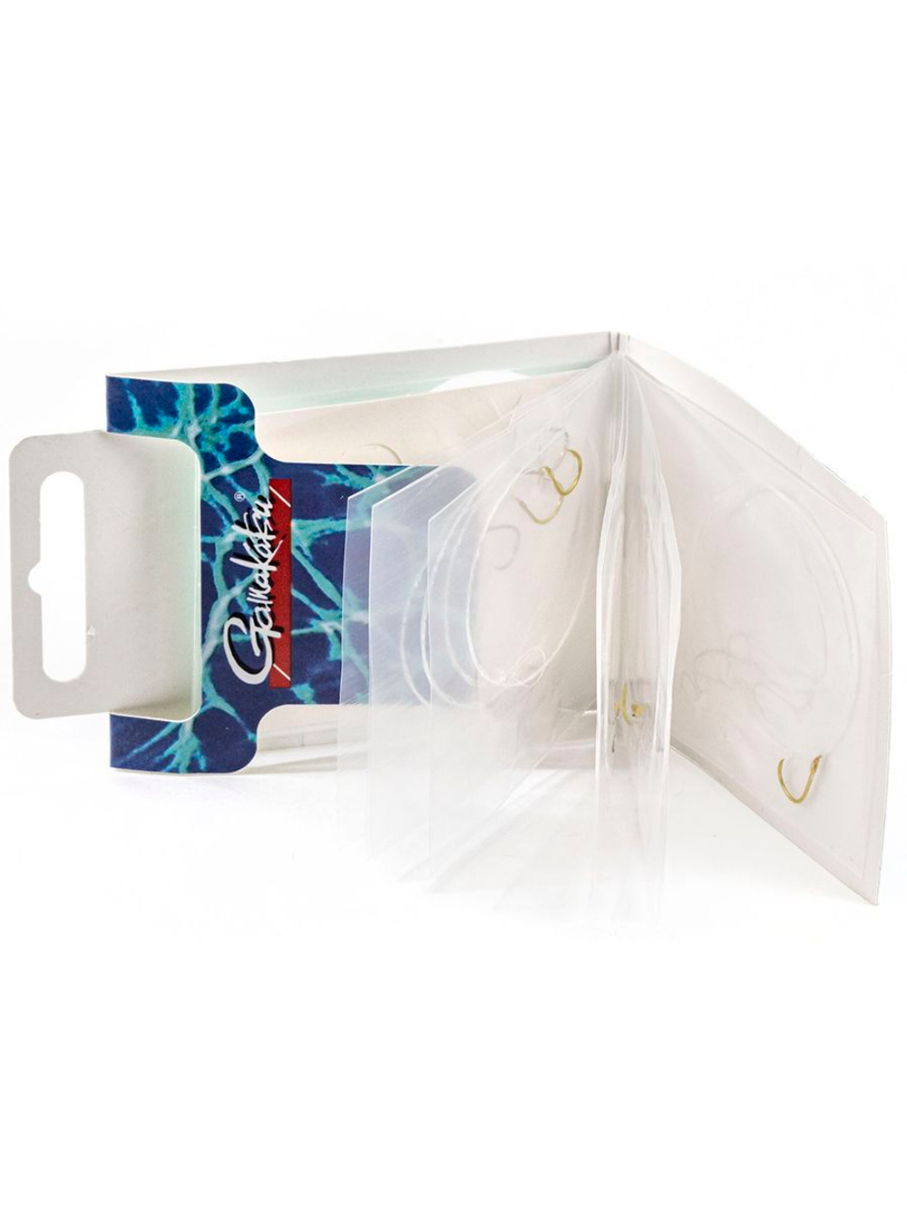 Крючки с поводком Gamakatsu Booklet CORN 1130G размер 08/0, 18мм 75см (упк.10шт.)