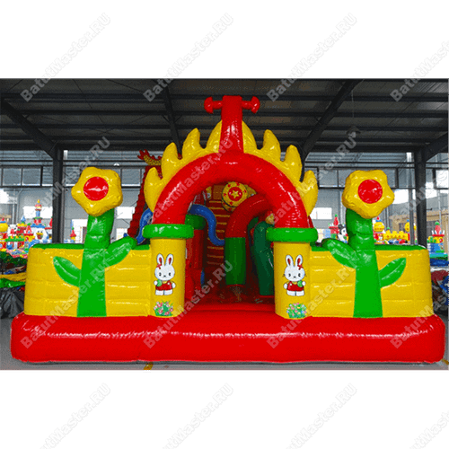 Коммерческий надувной батут "Осьминожье царство"