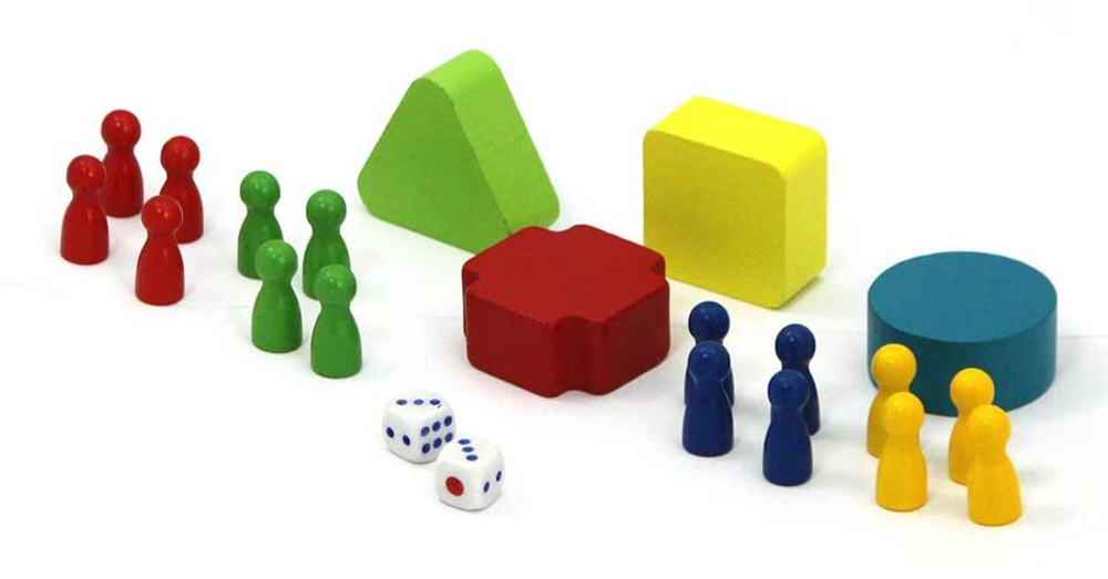 Деревянный куб-лабиринт 7 в 1