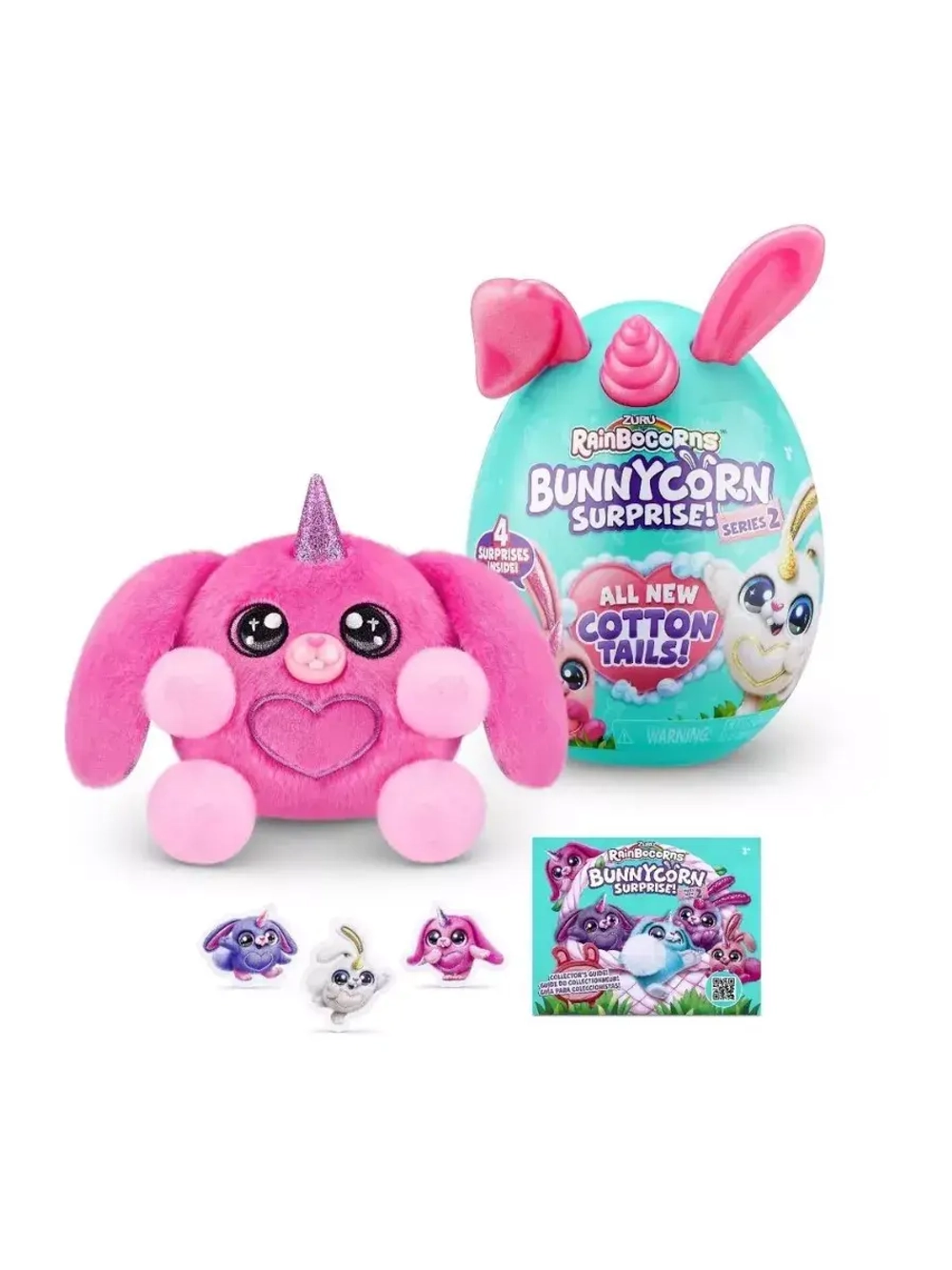 Мягкая игрушка сюрприз яйцо Rainbocorns Bunnycorn серия 2