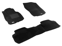 Коврики салона Mitsubishi ASX 2010- Sotra 3D Lux с бортиком черные. Артикул ST 74-00120