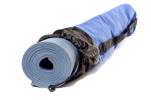 Чехол для коврика Инь Янь однотонный синий