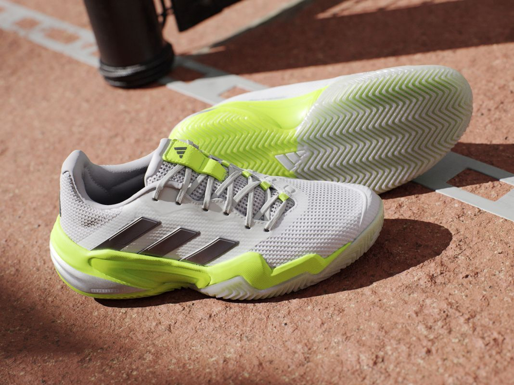Женские теннисные кроссовки Adidas Barricade 13 W Clay - Gray