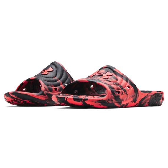 Under Armour Locker Slides 'Black Red'