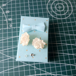 Серьги-пуссеты Ромашки