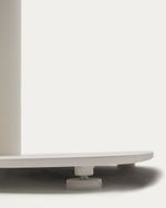 Dina Уличный стол белый на белом металлическом основании 68 x 68 x 70 см