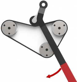 Приспособление для ослабление натяжного ролика MINI