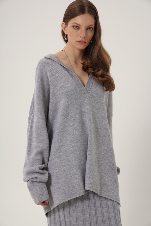 Шарф с логотипом, бордо/молоко